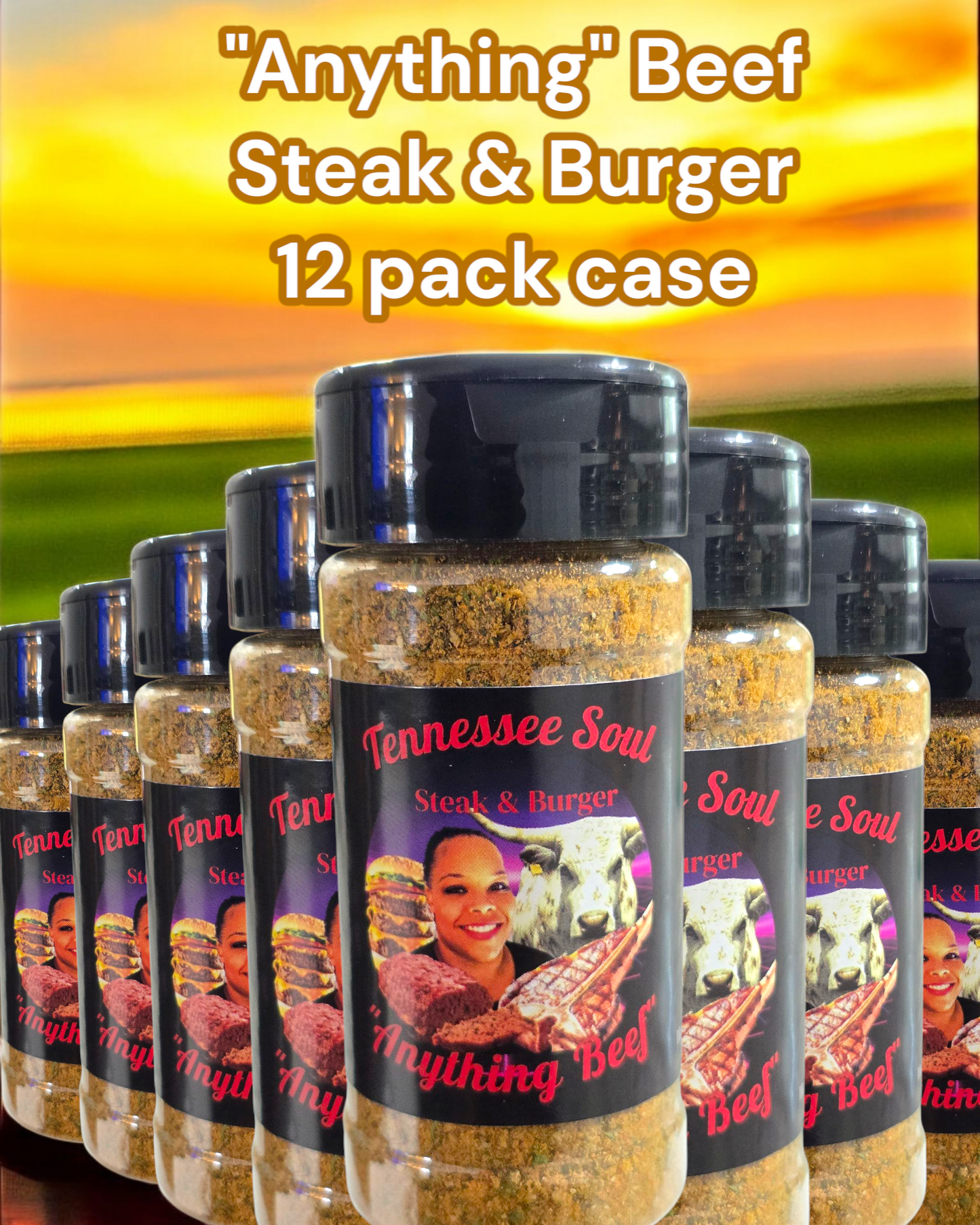 Case "Anything" Beef Steak & Burger 12 pack case