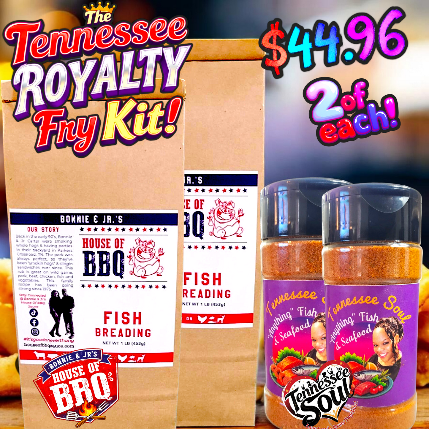 "2026" Tennessee Royalty Fry Kit Double Pack!