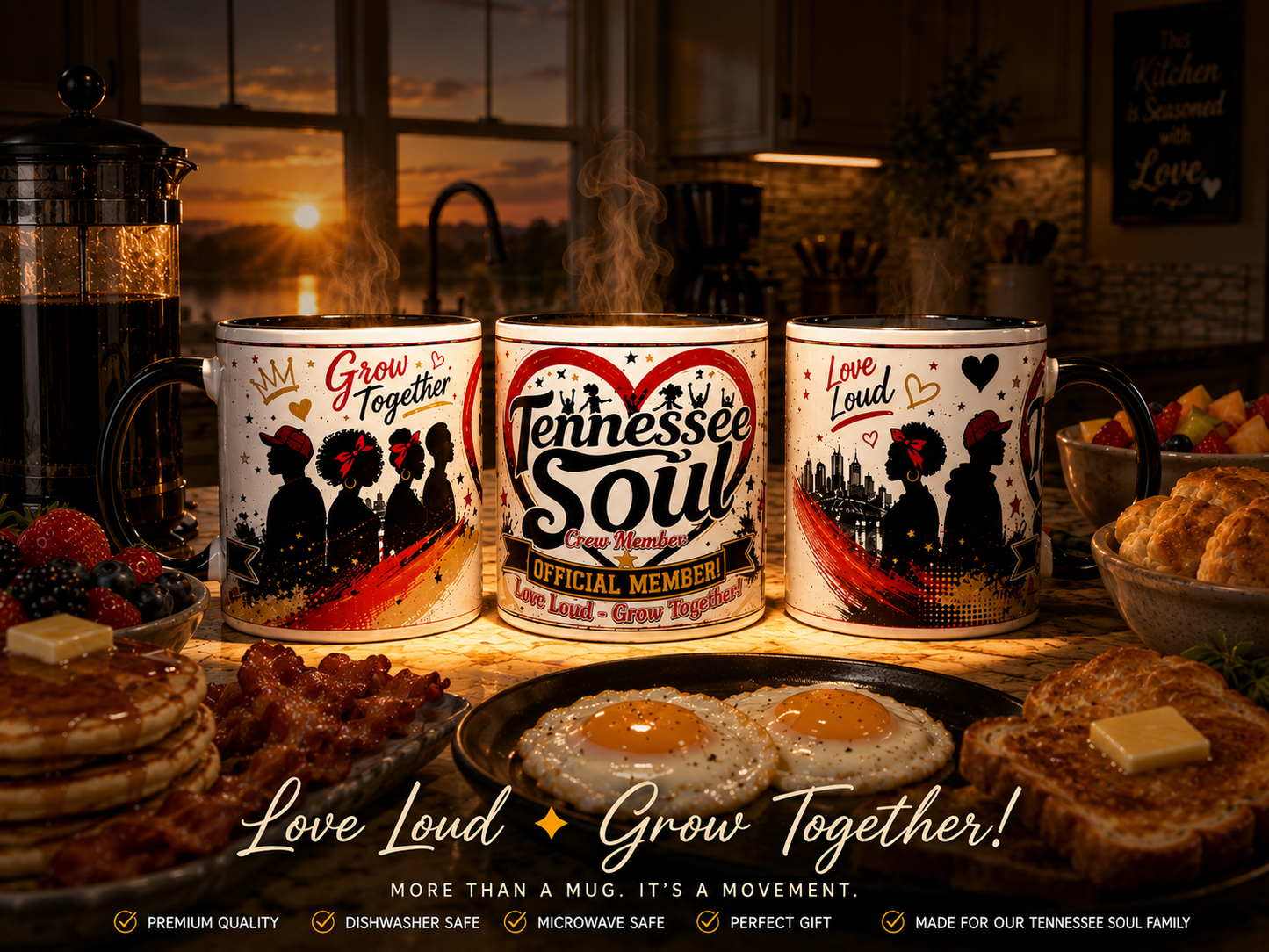 "2026" Official Tennessee Soul Crew Member 11 oz Logo Mug!