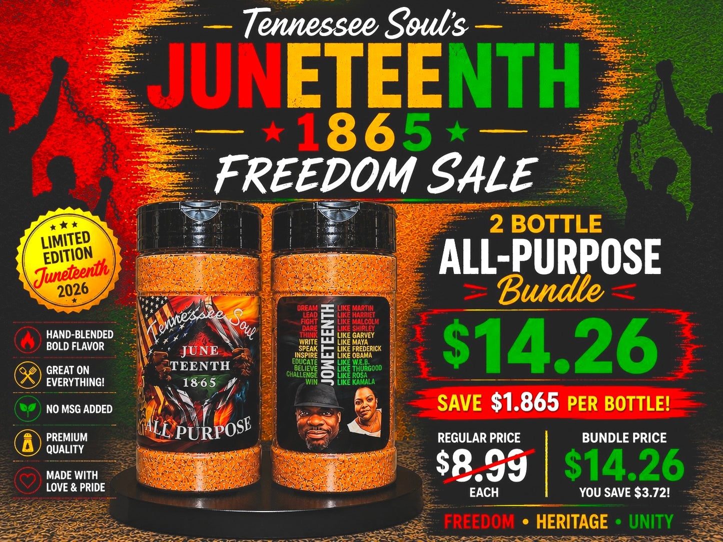 "2026" A Juneteenth 1865 Freedom Sale.
