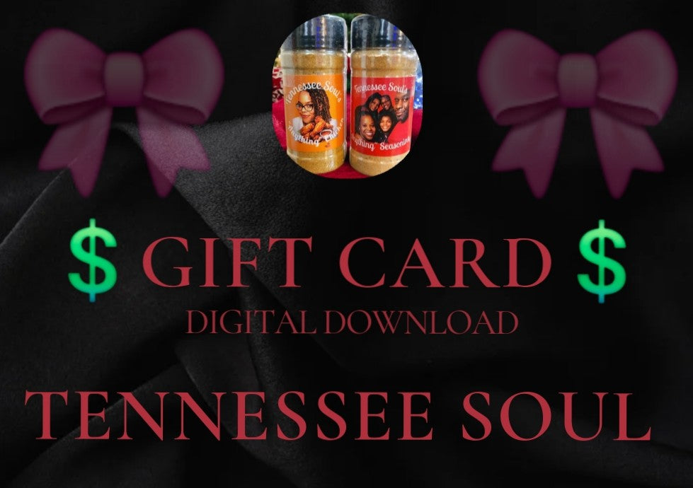 Tennessee Soul's virtual gift card!