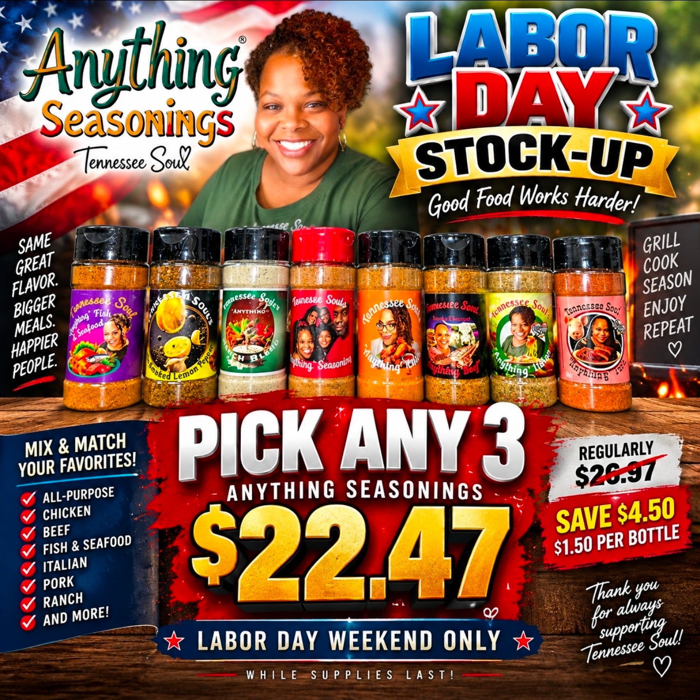 "2026" Labor Day Stock Up Sale!