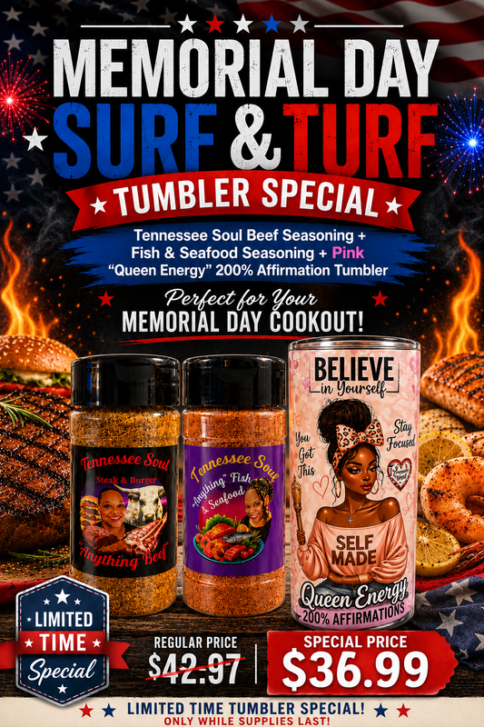 "2026" A Memorial Day Surf & Turf Tumbler Special!