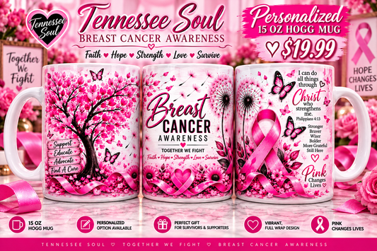 "2026" TSF Breast Cancer Awareness 15 oz Mug #1