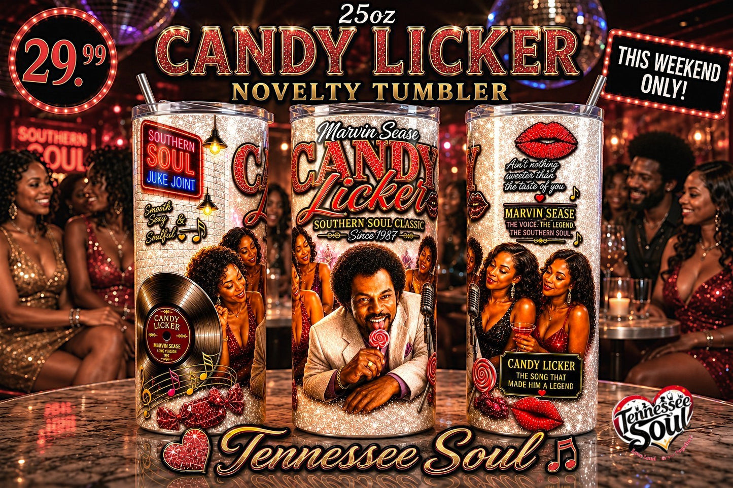 "2026" Candy Licker Novelty Tumbler